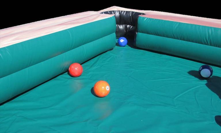 inflatable soccer pool