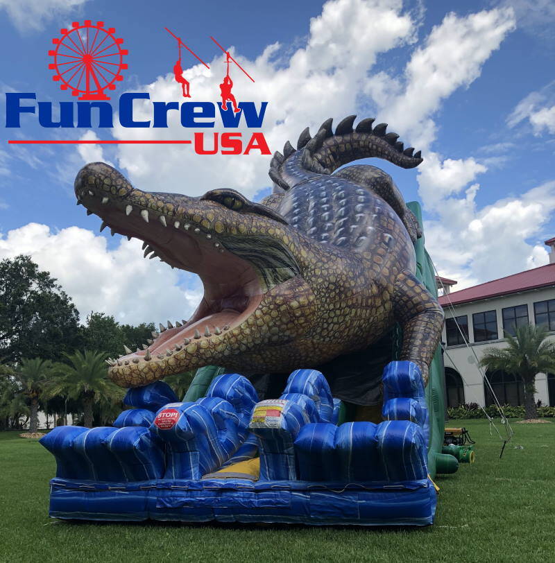 Gator Slide Rental Fun Crew USA - Fun Crew USA