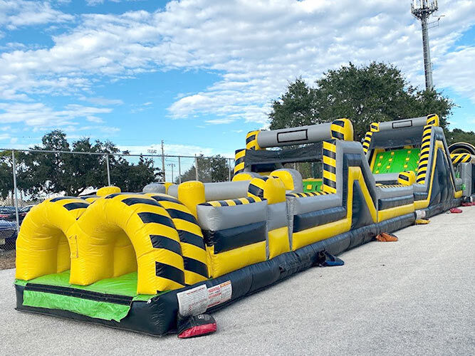 120' Nuclear Challenge | Inflatable Obstacle Course Rental in Florida