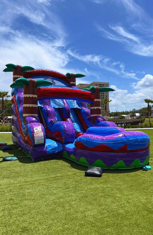 Tropical Hurricane Water Slide Rental