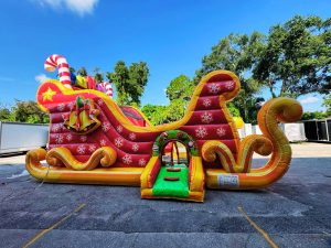 Christmas Bounce House Slide Combo