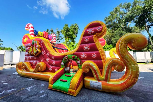 Santas Sleigh Bounce Slide Rental